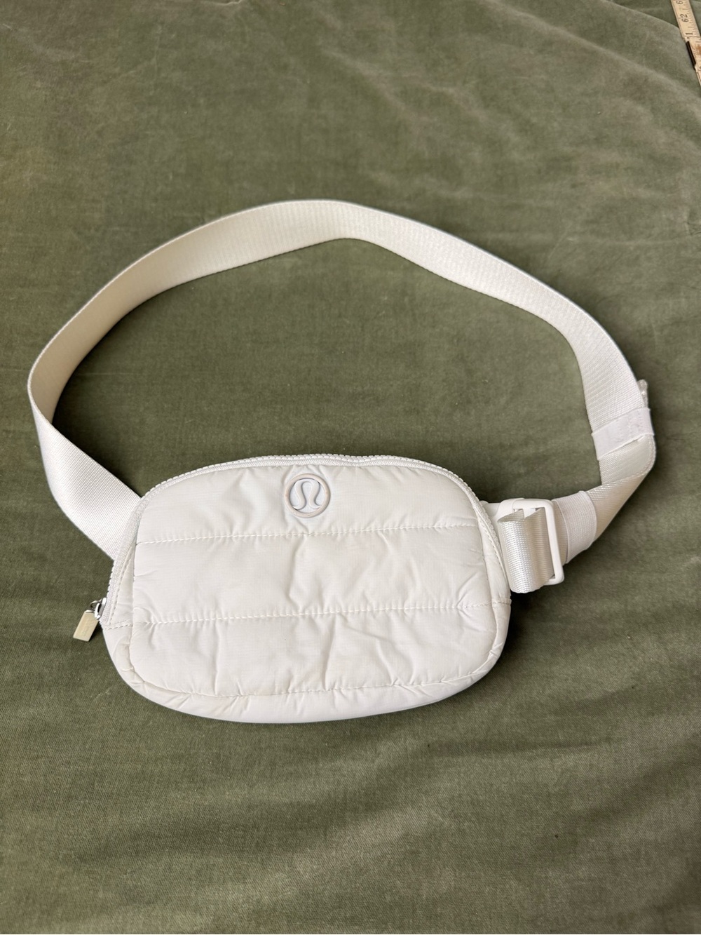 Lululemon Everywhere Belt Bag White Quilted Waist Pouch Fanny Pack #OSP